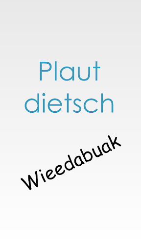 Plautdietsch Wieedabuak Screen 2