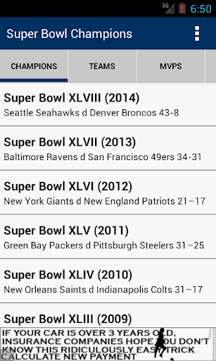 Android application Pro Football Champions screenshort