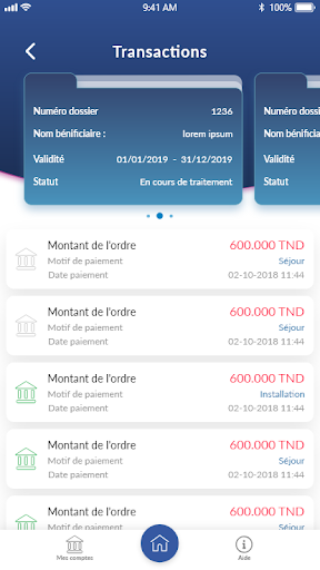 DigiTransfert Scolarité Screen 3
