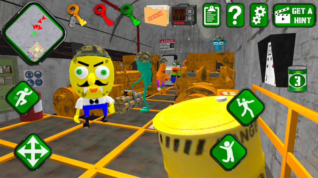 Sponge Area 51. Neighbor Alien UI shots 5