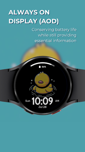 EXD072: Cute Duck Watch Face screenshot 22