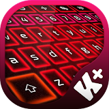 Glow Red Keyboard icon