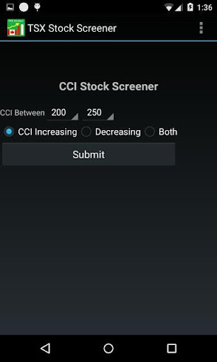 TSX Stock Screener