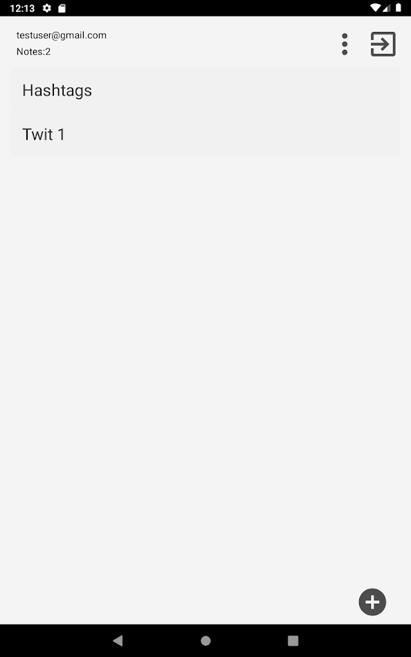 #6. Simple text notes (Android) Ved: DroidNet