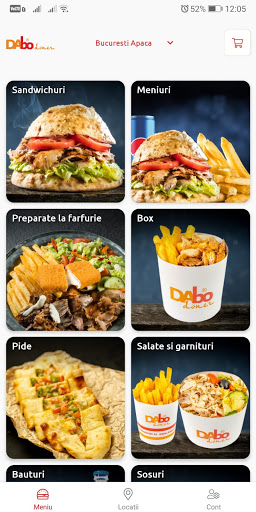 Android application DAbo Doner screenshort