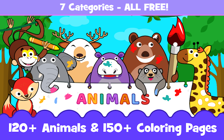 Animals for kids: Color & Draw - 1.27 - (Android)