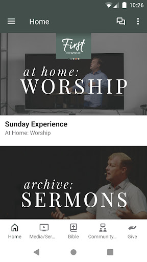 Android application FBC Lodi screenshort