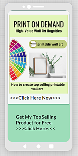 Android application Print On Demand screenshort