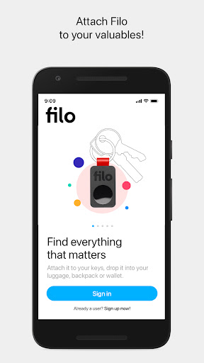 Android application Filo screenshort