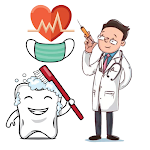 Cover Image of डाउनलोड Doctors and nurses Stickers For WhatsApp 1.0 APK