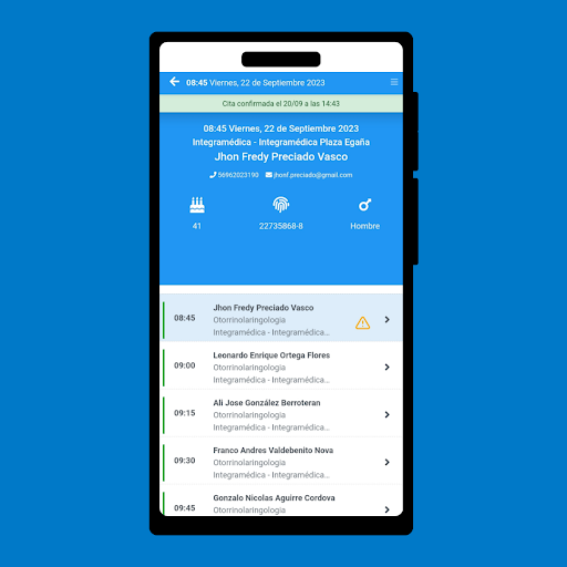 AgendaDoc | Integramedica Screen 3