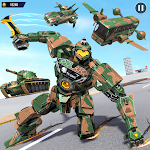Cover Image of Herunterladen Armee-Bus-Roboter-Auto-Spiel 3d  APK