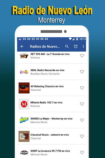 Radio Monterrey Mexico Screen 2