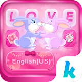 bunny love Keyboard Theme icon