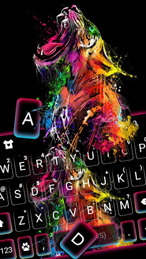 Wild Tiger Roar Keyboard Theme Screen 2
