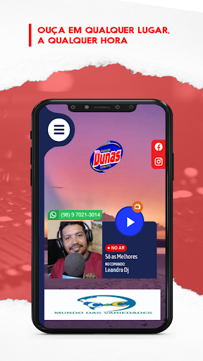 Android application Web Rádio Dunas Barreirinhas screenshort