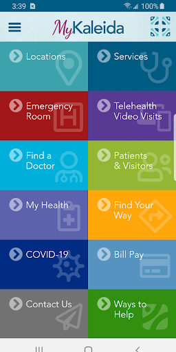 Android application MyKaleida screenshort