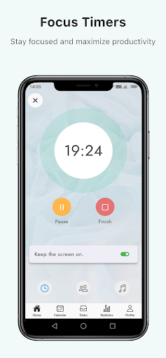 Fopi - Focus Timer And To-Do Screen 3