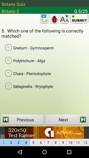 Botany Quiz! Screen 3