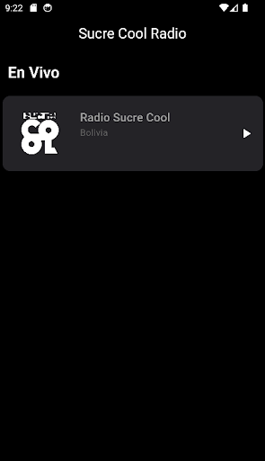 Android application Radio Sucre Cool screenshort
