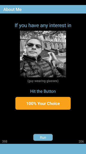 Android application About Me screenshort