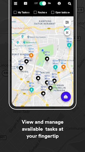 Driver app for AFM Express Screen 2