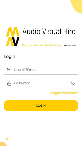 Android application MAV Staff App screenshort