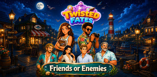 Twisted Fates: Merge and Story Android app official video trailer cover art