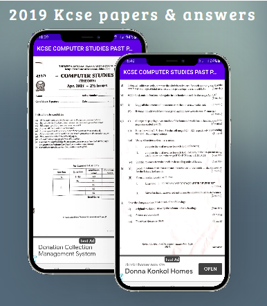 Kcse 2019: past papers. Screen 3