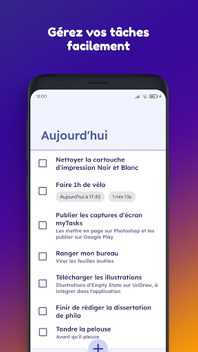 Android application To-Do List - myTasks screenshort