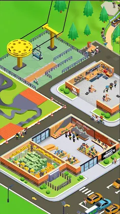 Mountain Bike Park-Tycoon Game - Screenshot 1