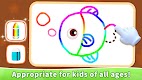 screenshot of Baby Panda's Glow Doodle Game