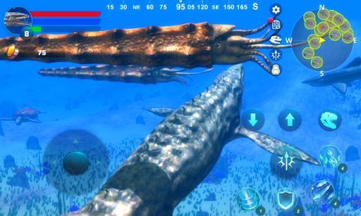 لعبه Mosasaurus Simulator apk مهكر3