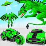 Cover Image of 下载 Flying Dragon Transport Truck Transform Robot Game 49 APK