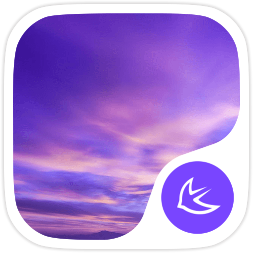 Purple Sky-APUS Launcher theme  Icon