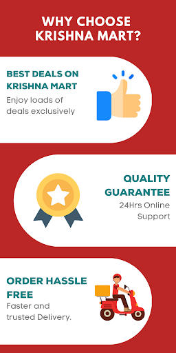 Android application Krishna Mart screenshort