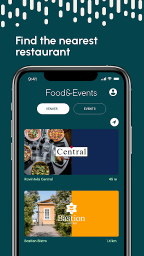 Android application Food&Events screenshort