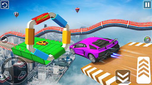GT Car Stunts Ramp Car Games
