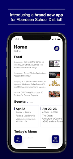 Android application Aberdeen School District, MS screenshort