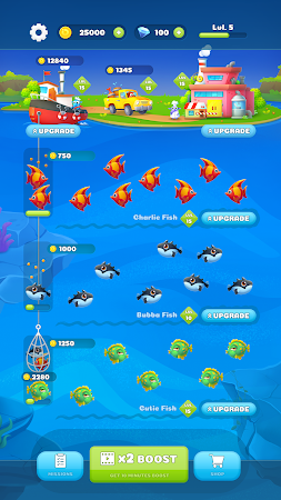 Game screenshot IDLE Fishing Tycoon hack