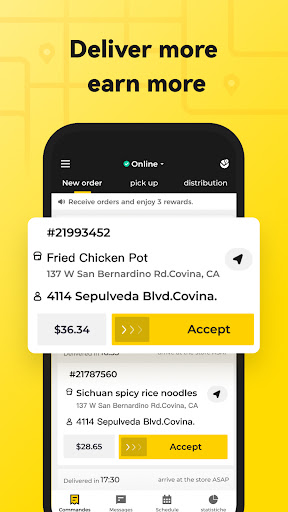 Android application DeliveryPanda screenshort