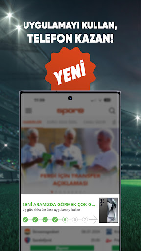 Android application Sporx - Spor Haber, Canlı Skor screenshort