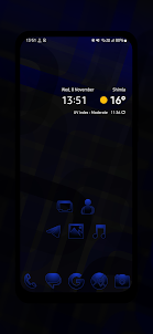 Blue Night Icon Pack