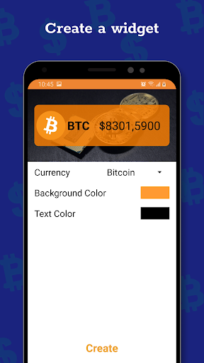 Crypto coins - charts and widget