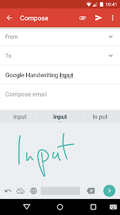 Google Handwriting Input Screenshot
