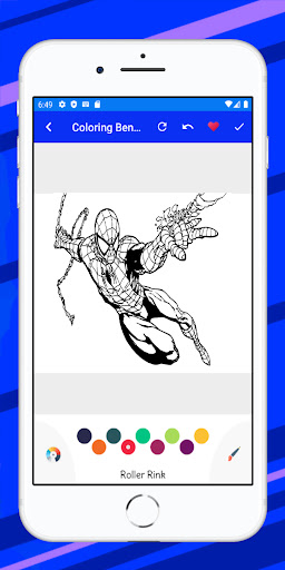 Spider hero coloring book man Screen 3