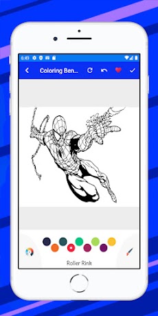 Spider hero coloring book manのおすすめ画像3