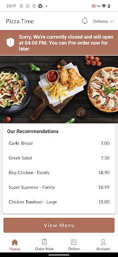 Pizza Time Screen 2