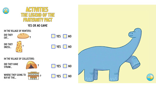 Android application Dino's tales screenshort