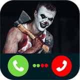 killer clown phone call icon